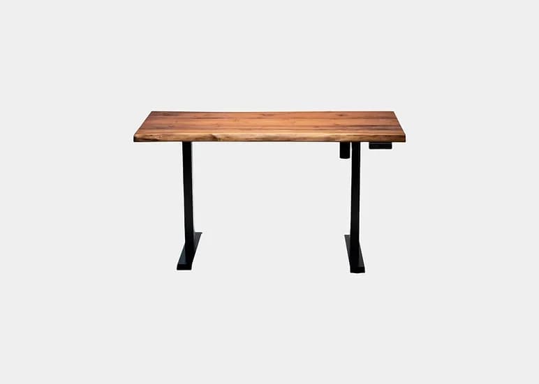 How an Elektrisch Höhenverstellbarer Schreibtisch in Dark Walnut Enhances Your Home Office Setup