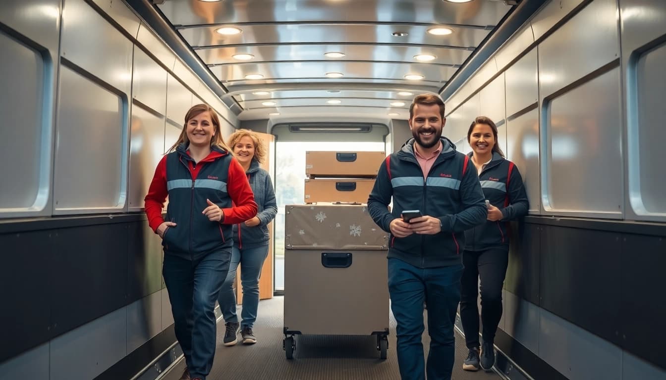 Umzugsunternehmen Leverkusen verpackt Möbel professionell und effizient für einen reibungslosen Umzug.