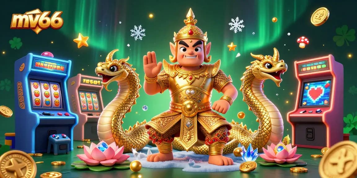 Experience thrilling gameplay at mv66 with vibrant slot machines, captivating guardians, and golden elements.