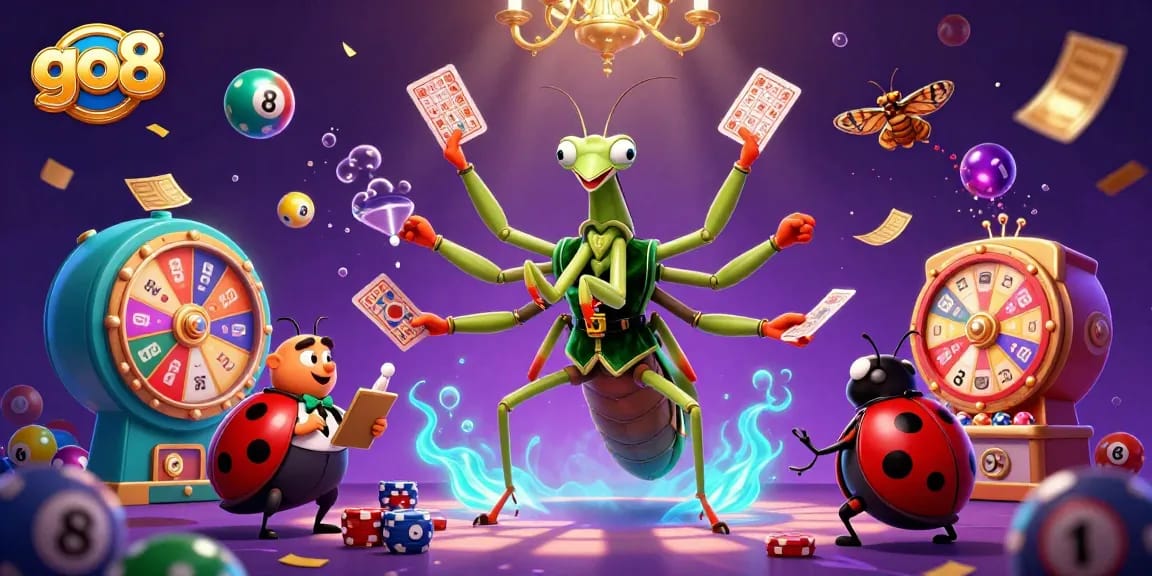 Experience the excitement at go8 casino with vibrant characters, thrilling games, and lively action.