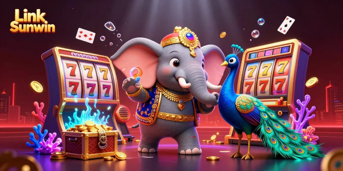 Spin the reels with Link Sunwin’s exciting casino elements, including vibrant characters and winning jackpots.