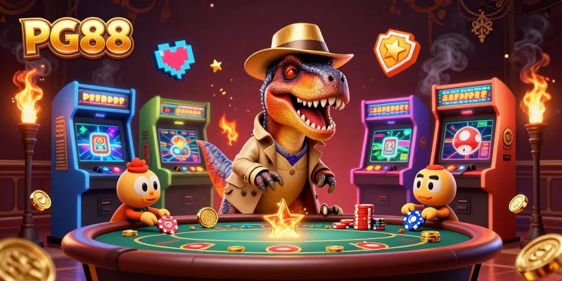 PG88 card counter velociraptor at a vibrant casino scene, slyly playing blackjack.
