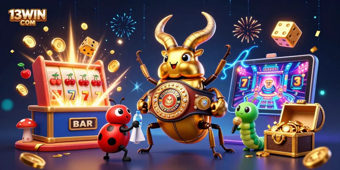 Engage in thrilling gameplay with 13WIN COM and witness jackpot excitement embodied!