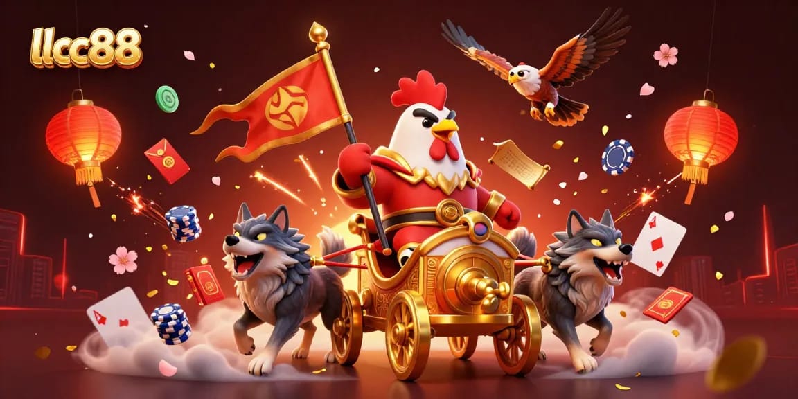 Engage in strategic poker gameplay with lclc88 illustrated in a vibrant casino scene.