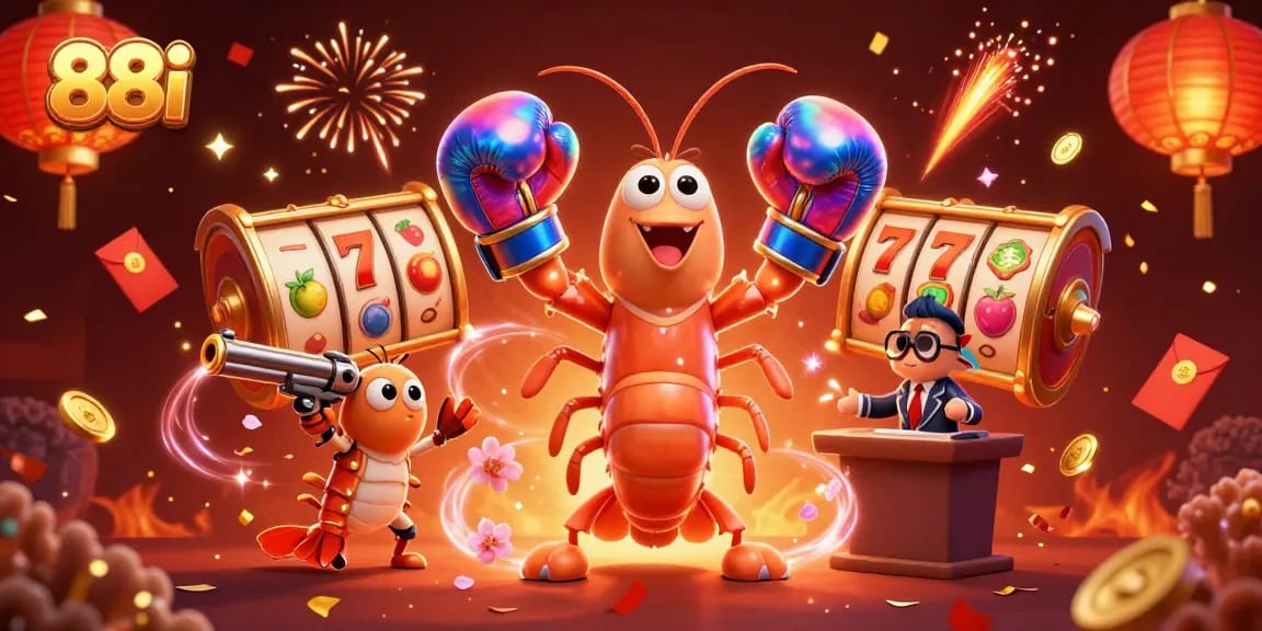 Experience thrilling gameplay with 88i as vibrant characters energize the casino atmosphere.