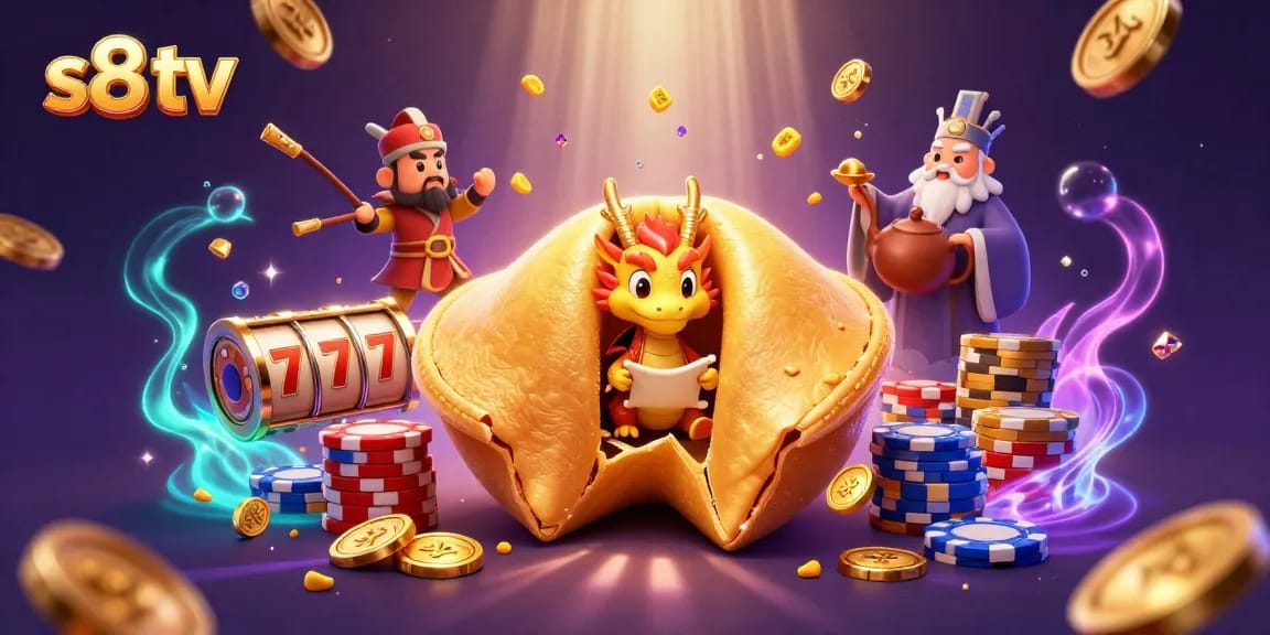 Win big with spinning slot reels and a tiny dragon guarding fortunes at s8 tv casino!