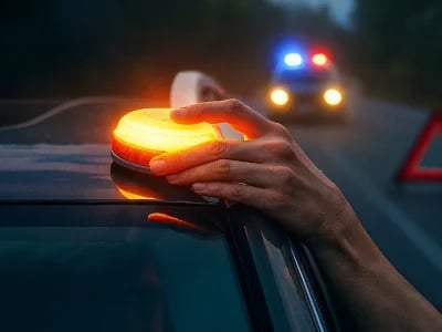 Warnleuchte V16: Das Safeglow Notlicht für maximale Sicherheit auf der Straße