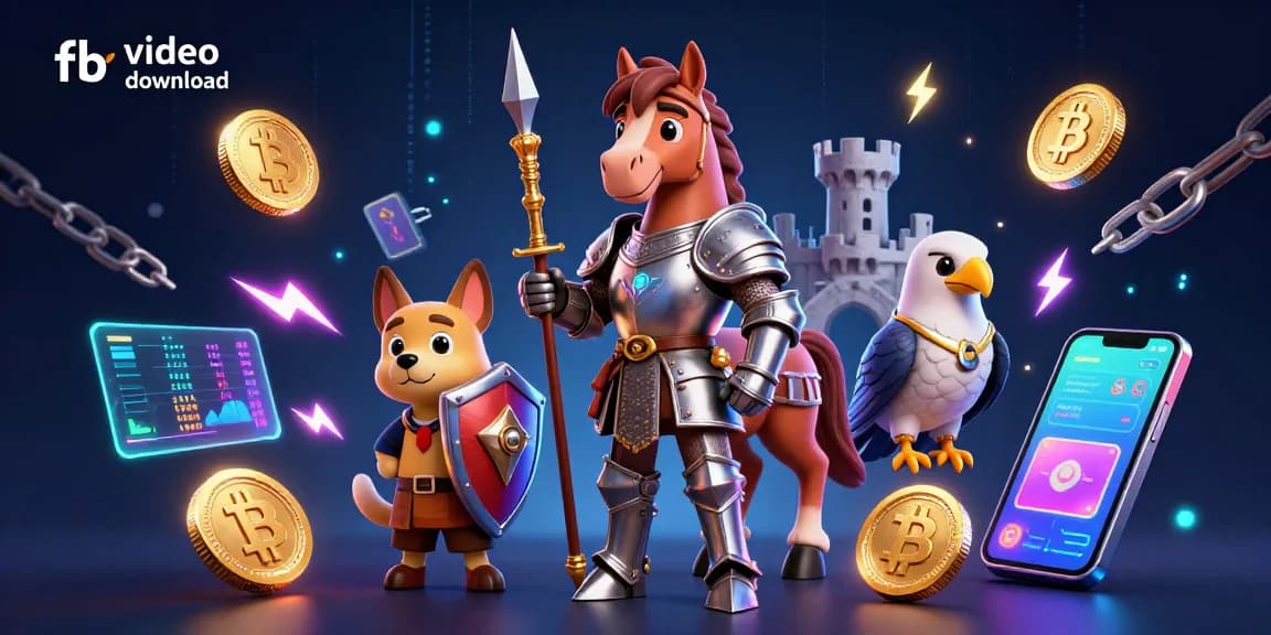 Experience fb video download with dynamic characters and casino elements in a vibrant scene.