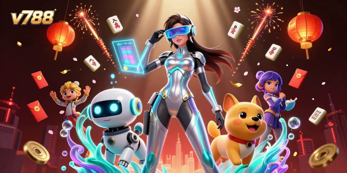 Experience thrilling gameplay at v788 with a vibrant casino atmosphere and dynamic elements.