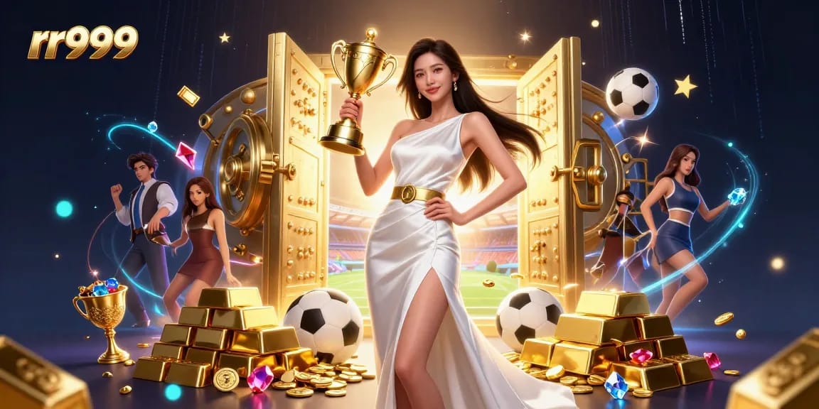 Win big at rr999 casino with vibrant sports betting elements lighting up the scene.