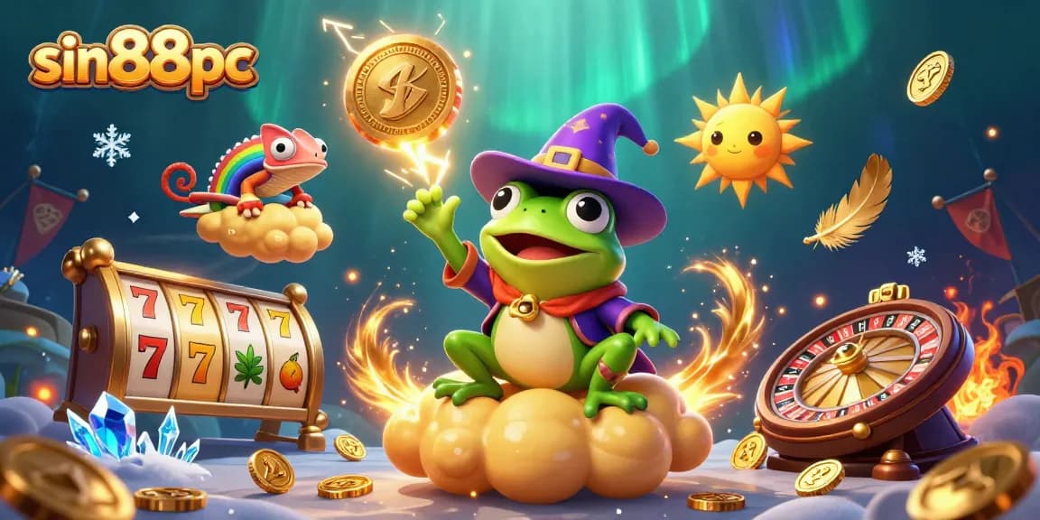 Join a thrilling sin88pc adventure with vibrant characters amidst golden gambling treasures.