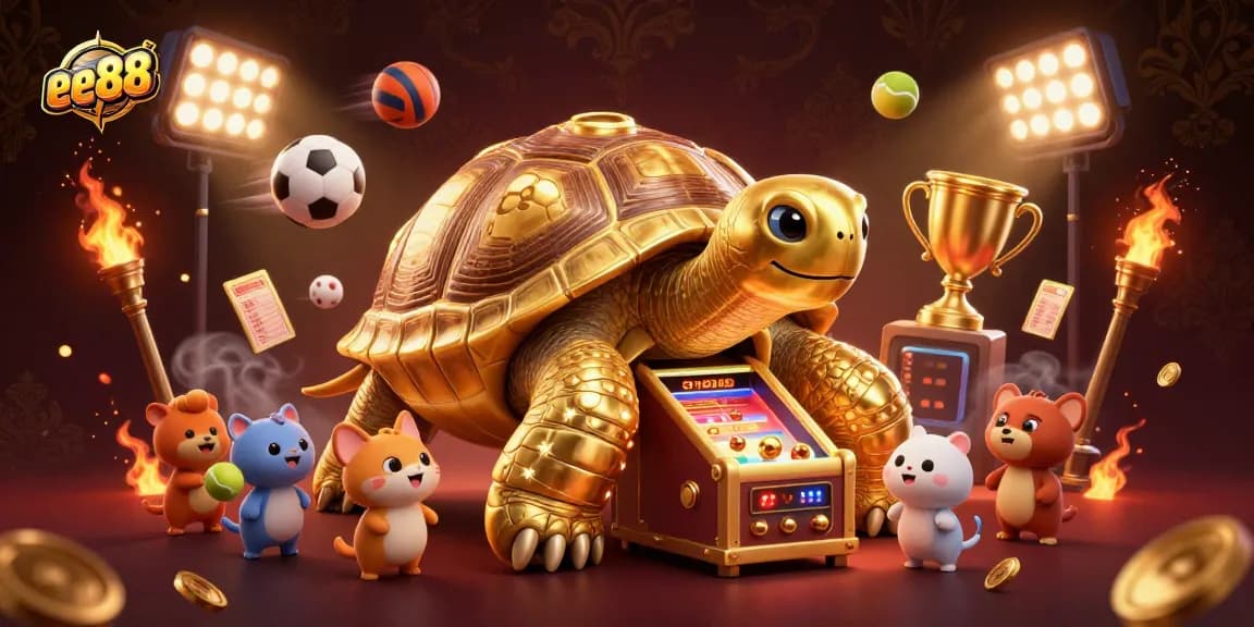 Join the excitement at ee88 with engaging 3D casino illustration featuring dynamic sports games.