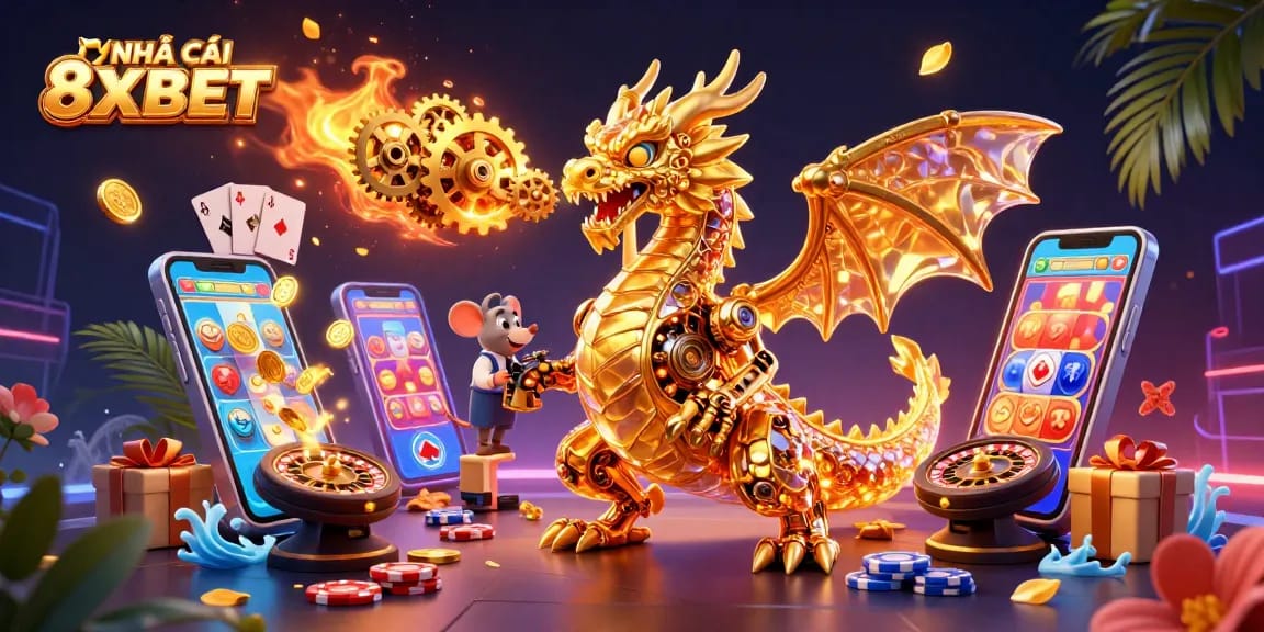 Experience thrilling wins at NHÀ CÁI 8XBET with dynamic slots and engaging games in a vibrant casino scene.