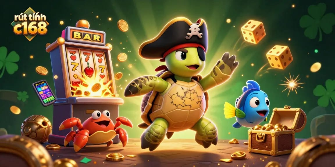 Engage with rút tiền c168 through vibrant illustration showcasing casino excitement and winning potential.