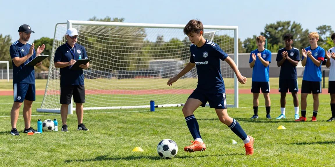 Hochwertige Fußbälle im Fußballtraining kaufen, Mantom Produkte für Nachwuchsspieler.