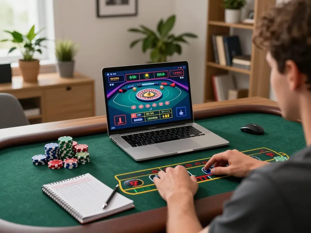 Experience RR88 online gambling with live dealer games and a strategic setup at home
