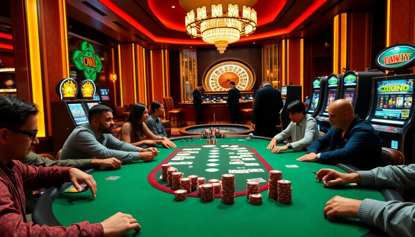 Experience high-stakes excitement at okwin casino with thrilling poker and roulette games.