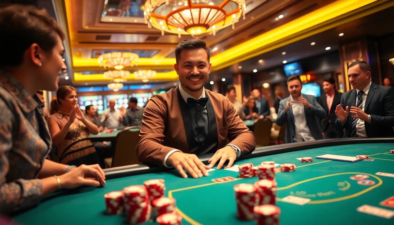 Spiele intensivpflege frankfurt mit einem professionellen Dealer in einem Casino.