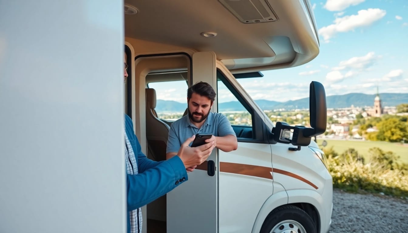 Wohnmobil Gutachten Augsburg in einer detaillierten Inspektion eines Fahrzeugs.
