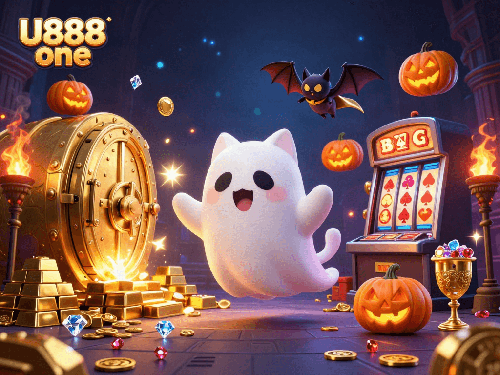 Spin the reels with U888 one in a haunted casino mansion filled with gold treasures.