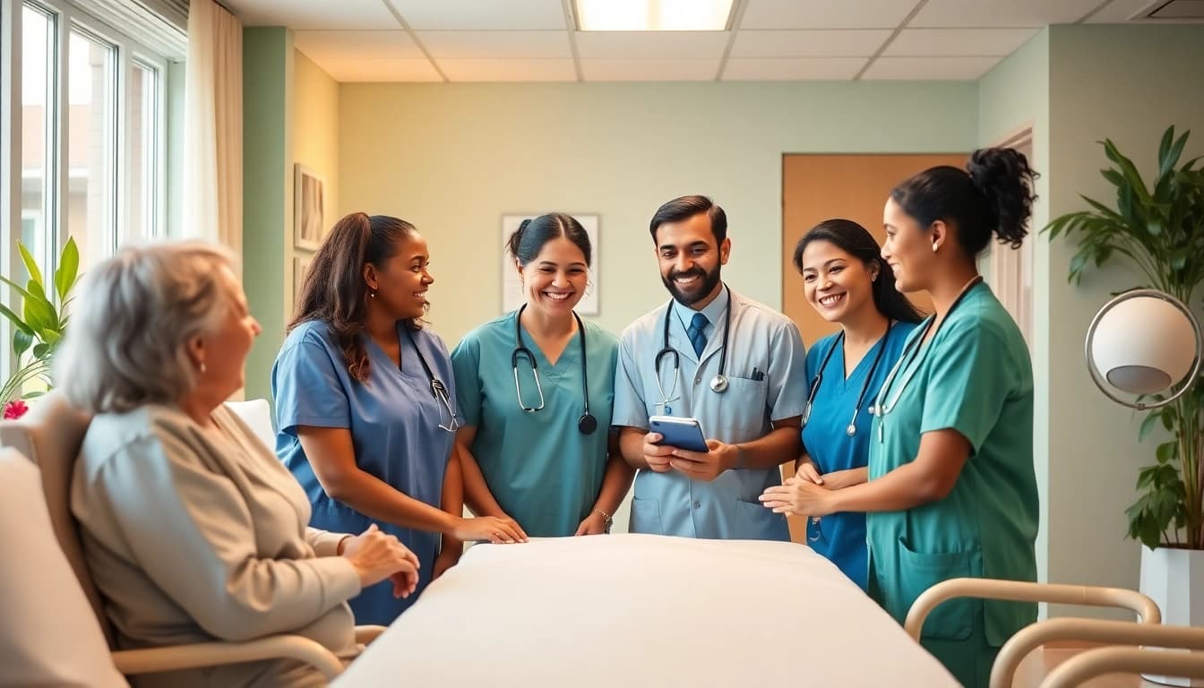 Promote personalgewinnung in der pflege through teamwork in a diverse nursing environment.
