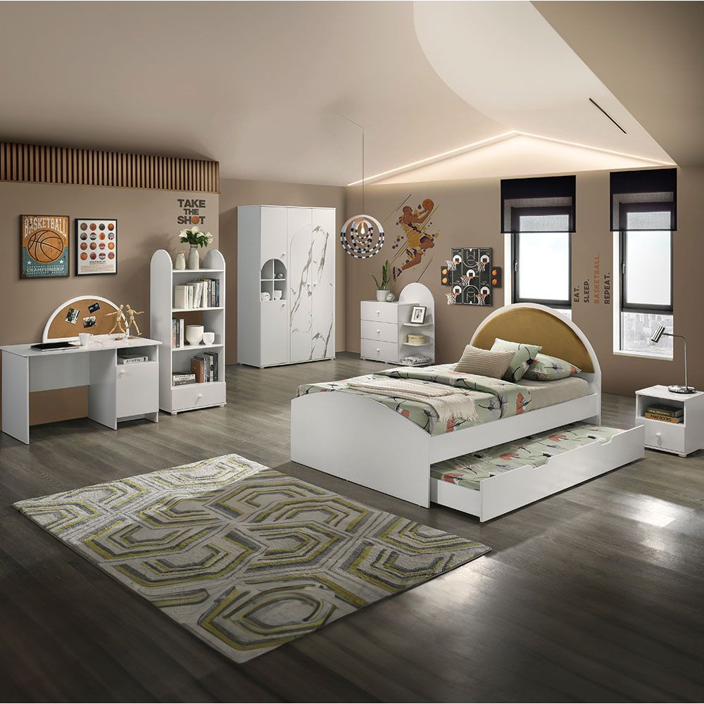 Kay Hausbett 120x200 mit Rollrost und Rausfallschutz – Bestseller für Kinderzimmer