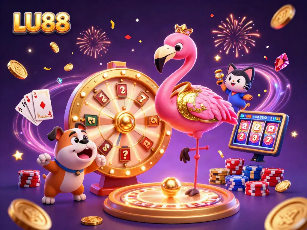LU88 engages players with exciting casino activities featuring vibrant game elements and dynamic characters.