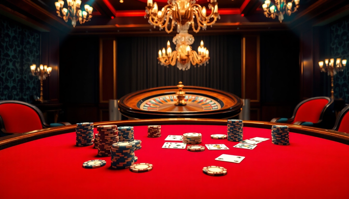 Experience the excitement of high-stakes poker at da88 com with luxurious chips and a polished table.