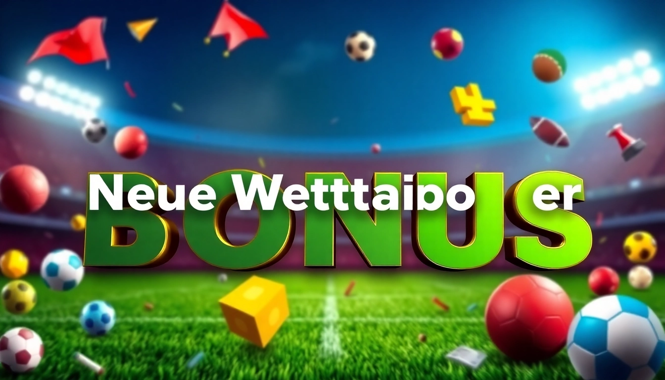 Discover exclusive neue wettanbieter bonus offers with vibrant sports visuals and trusted betting providers.