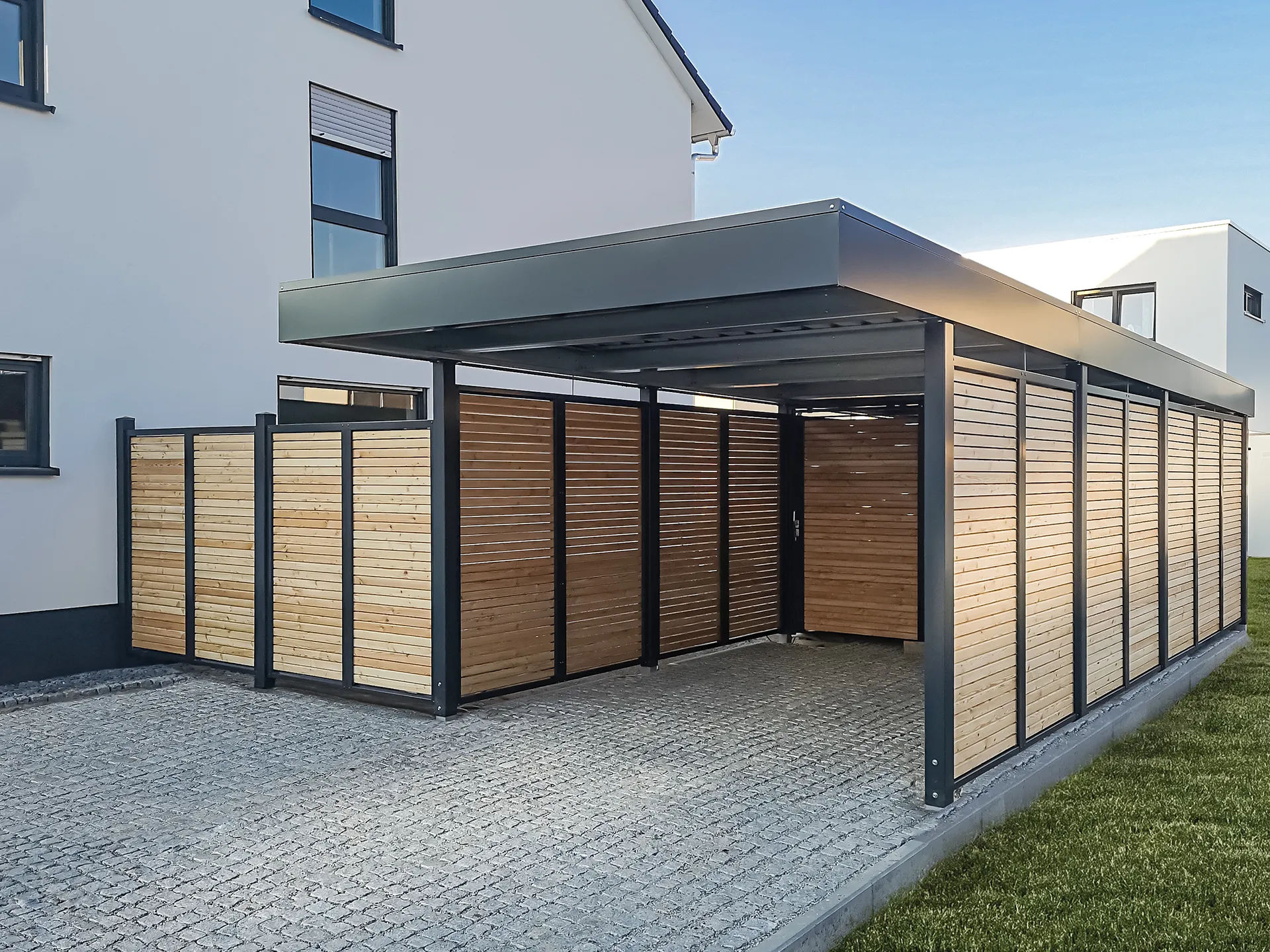 Carport Metall modern gestalten – Tipps für zeitlose Eleganz