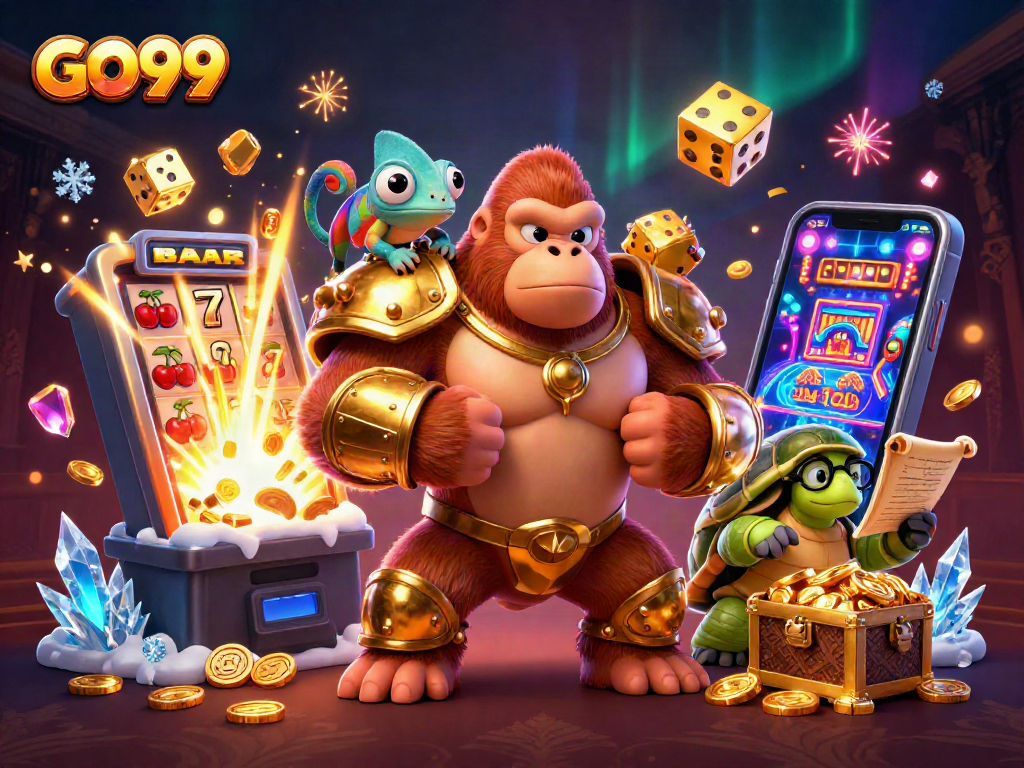 Play exciting games with GO99 in a vibrant 3D casino world filled with treasures and jackpots.