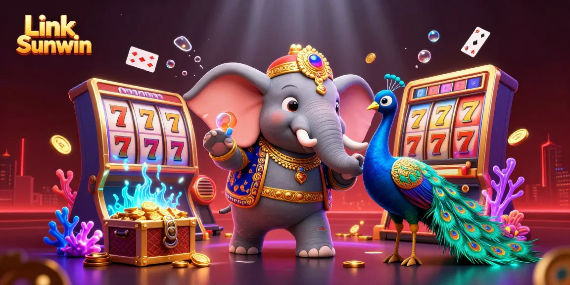 Spin the reels with Link Sunwin’s exciting casino elements, including vibrant characters and winning jackpots.