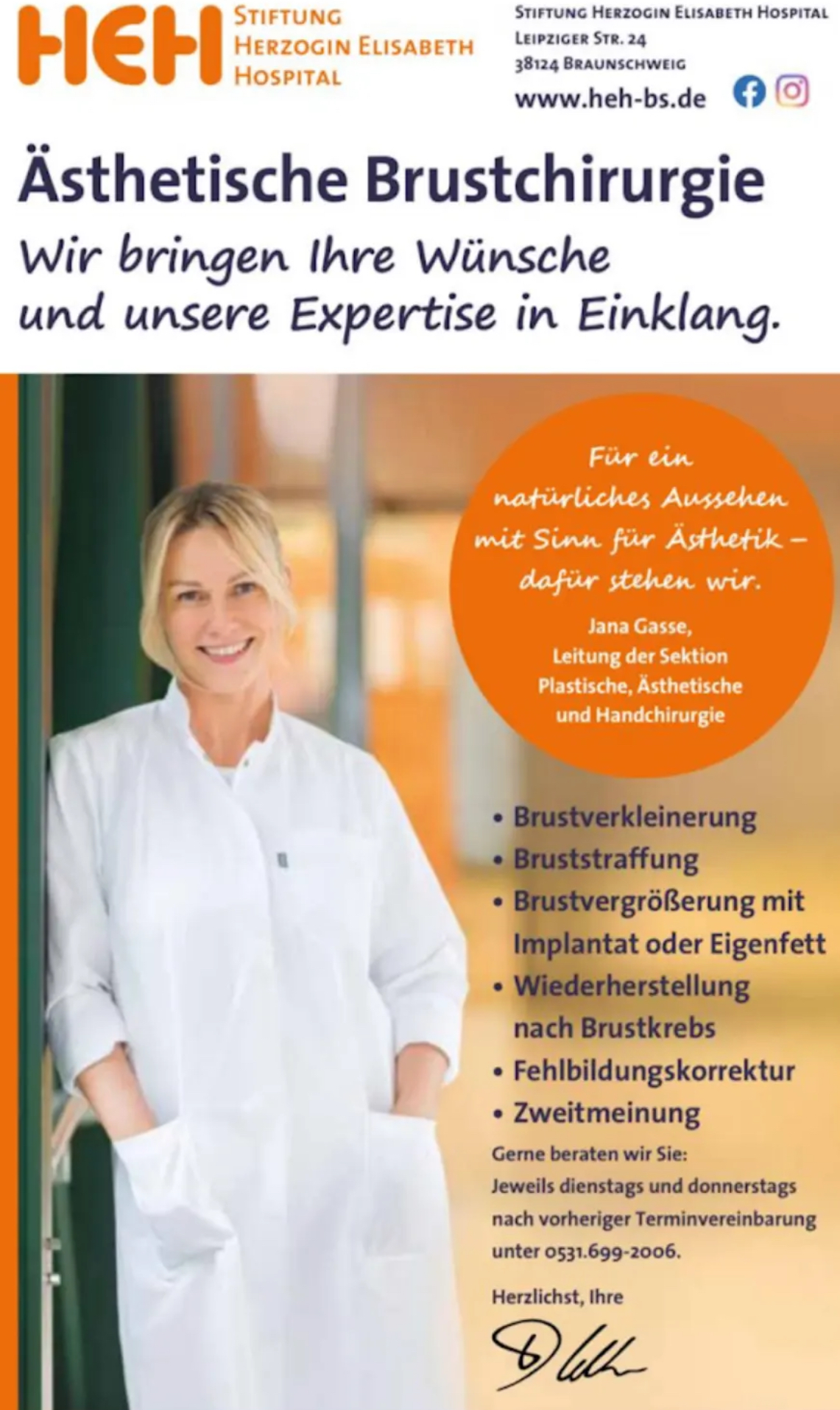 Selbstbewusstsein stärken durch Schönheitschirurgie Braunschweig