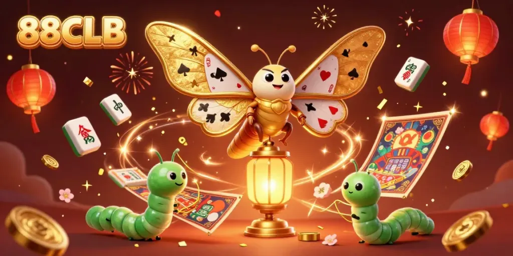 Experience the thrilling world of 88CLB with vibrant casino visuals and dynamic characters.