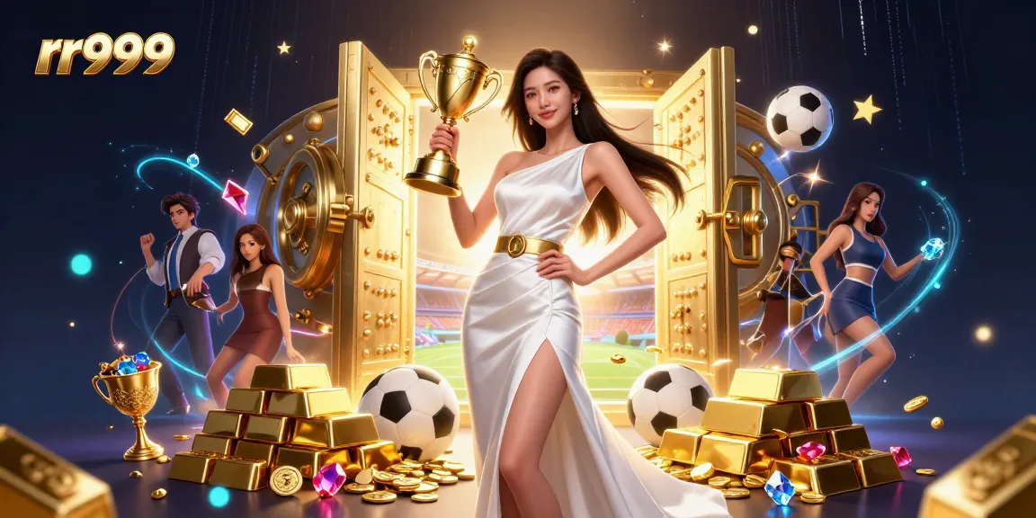 Win big at rr999 casino with vibrant sports betting elements lighting up the scene.