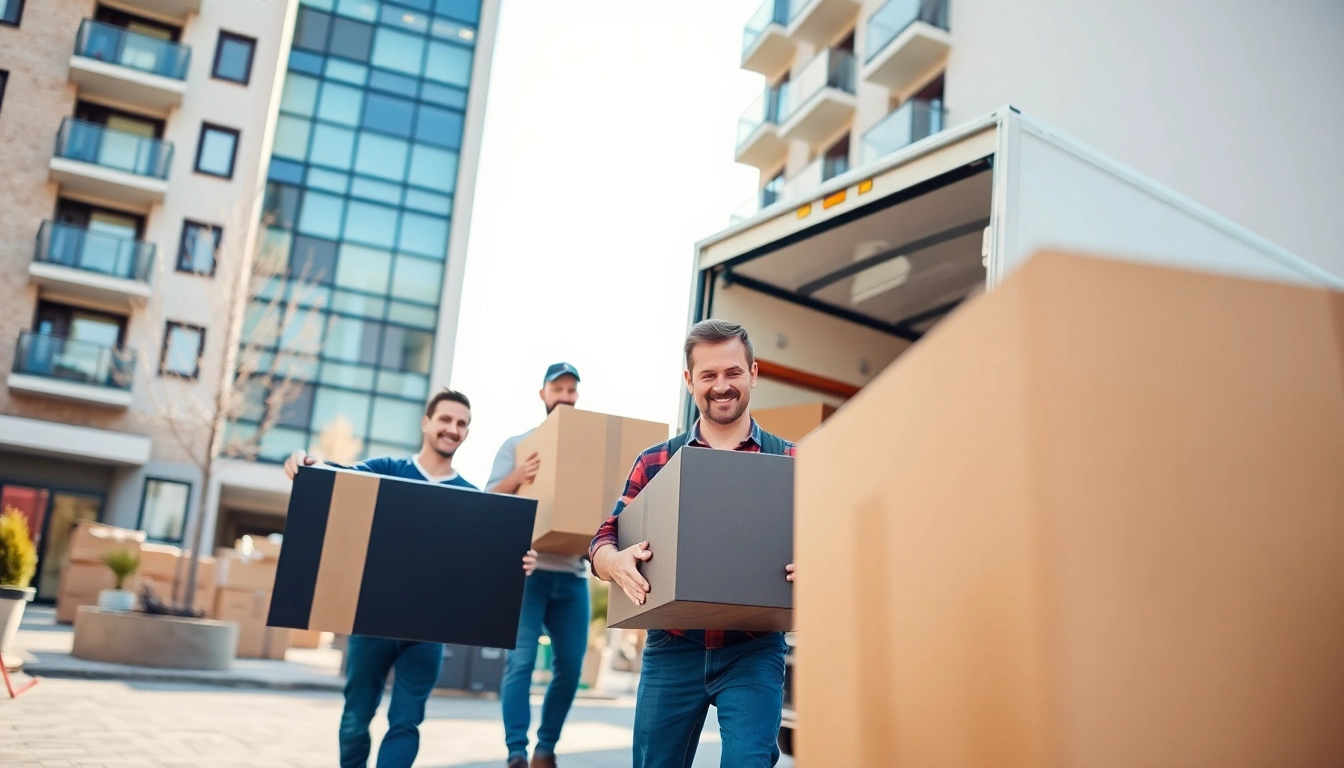 Professionals from Umzugsfirma Nürnberg skillfully handling furniture during a local move.