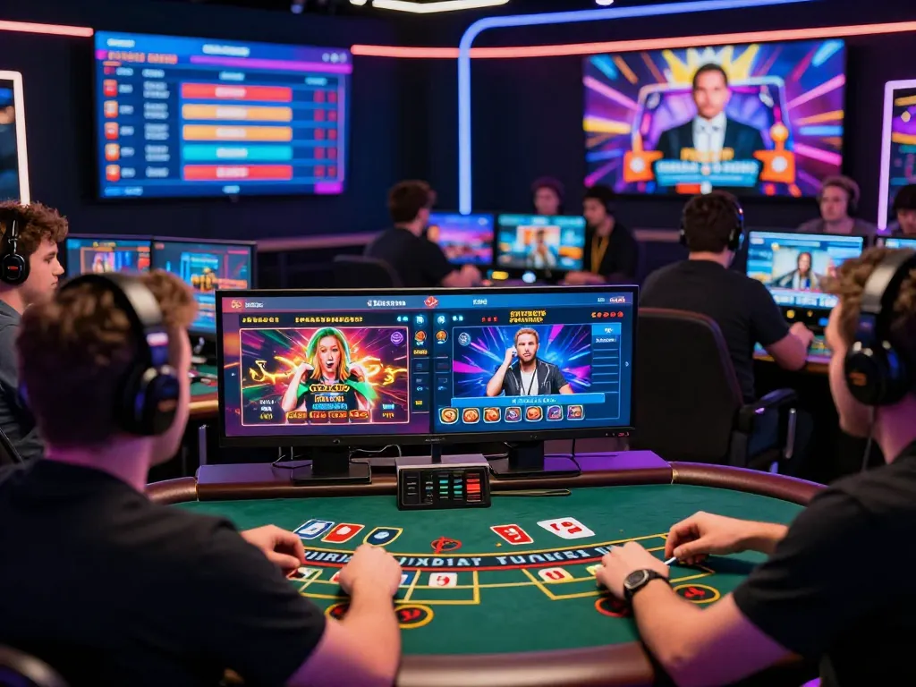 Exciting gaming atmosphere with players engaged in high-stakes TR88 betting.