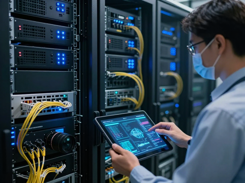 "Iptv reseller in a sophisticated cloud computing environment showcasing advanced technology solutions."