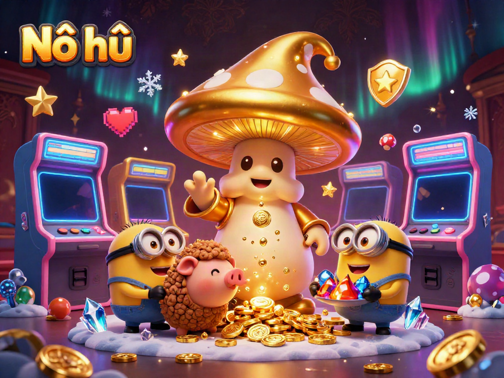 Nổ hũ magic transforms the gaming scene into gold with vibrant casino elements.