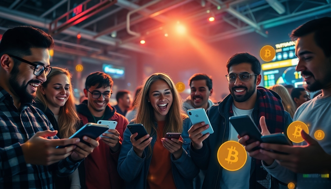 Experience the thrill of sports betting with crypto in a lively, engaging atmosphere.