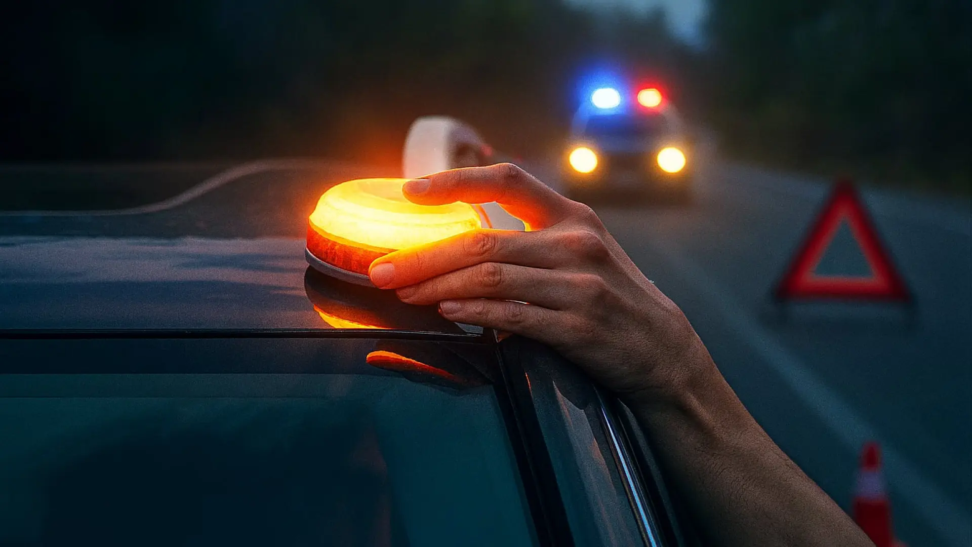 Warnleuchte V16: Das Safeglow Notlicht für maximale Sicherheit auf der Straße