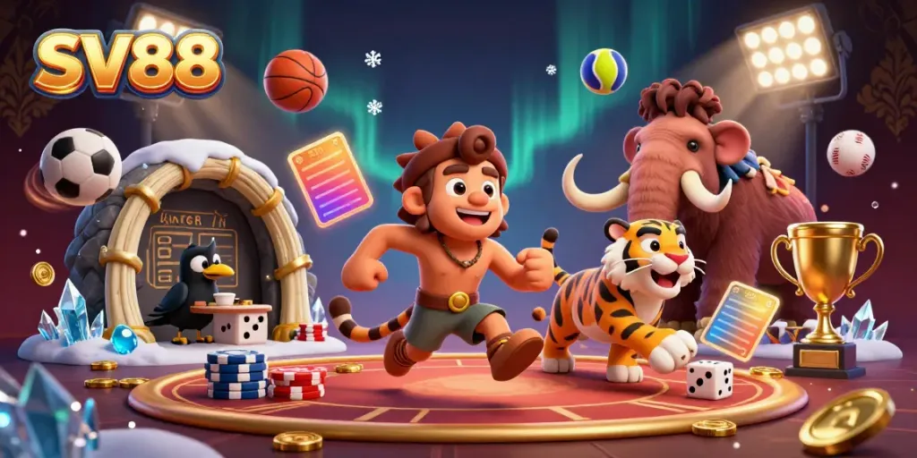 Experience thrilling gaming at SV88 with our unique cartoonish casino adventure.