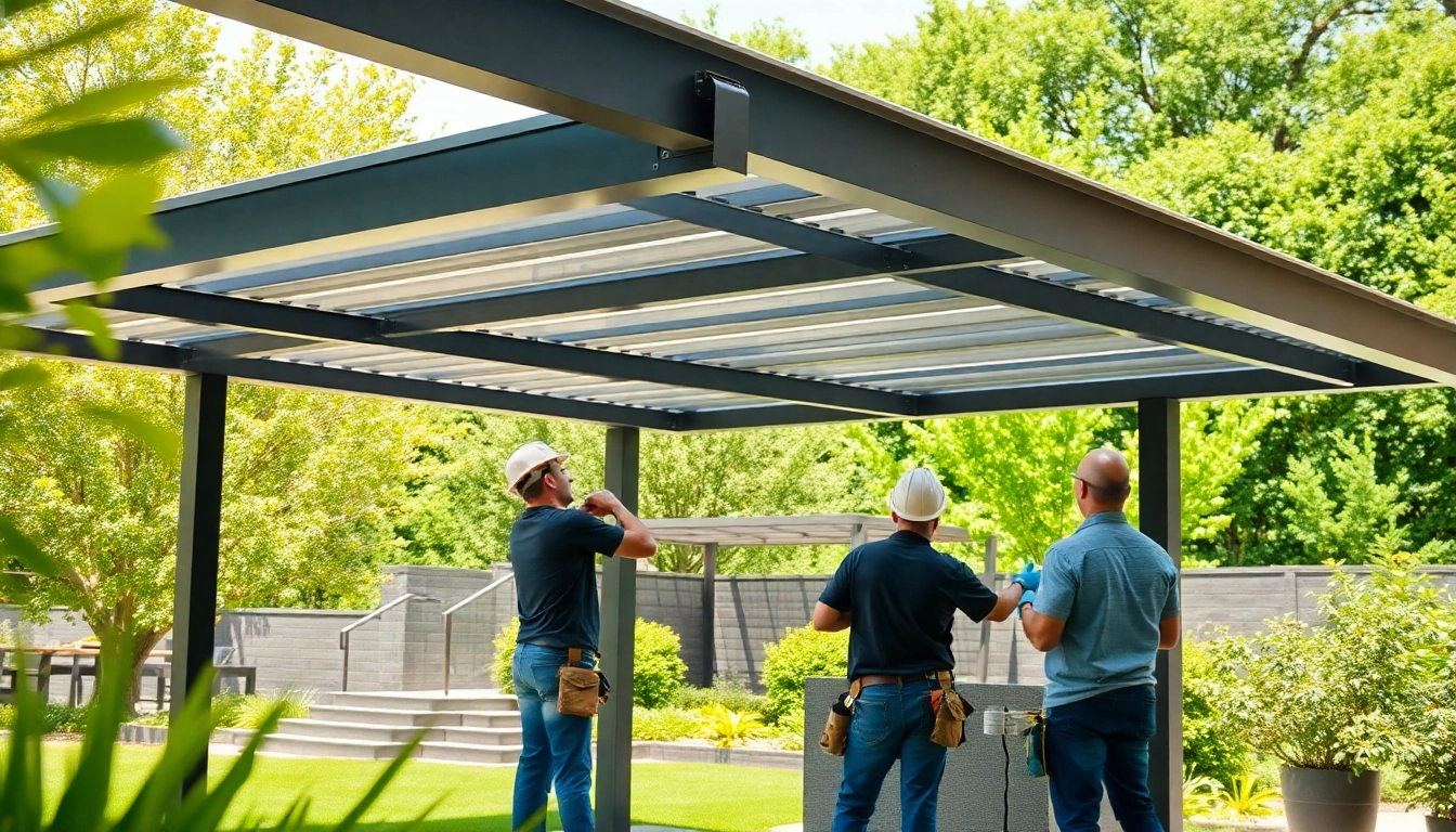 Terrassenüberdachung Krefeld – Professionelle Installation einer modernen Überdachung im Garten.