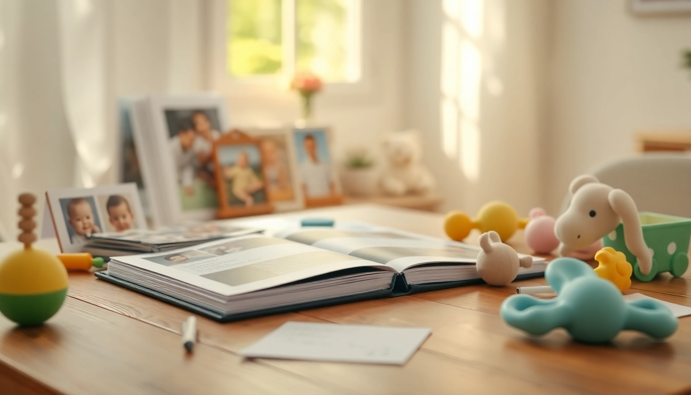 Erstellen Sie ein wunderschönes Babyalbum mit liebevollen Details und Erinnerungen.