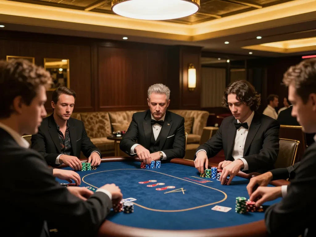 Experience thrilling poker action at MB66 with excited players and luxurious ambiance.