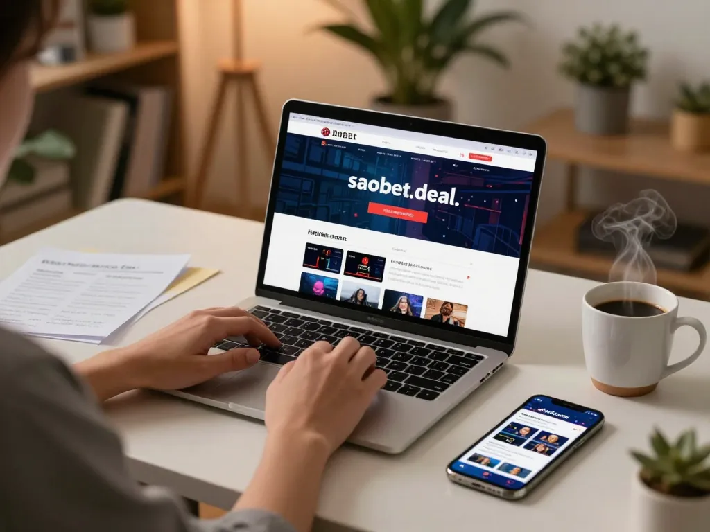 Engaging with the casino interface at https://saobet.deal/, enjoying dynamic online betting experience.