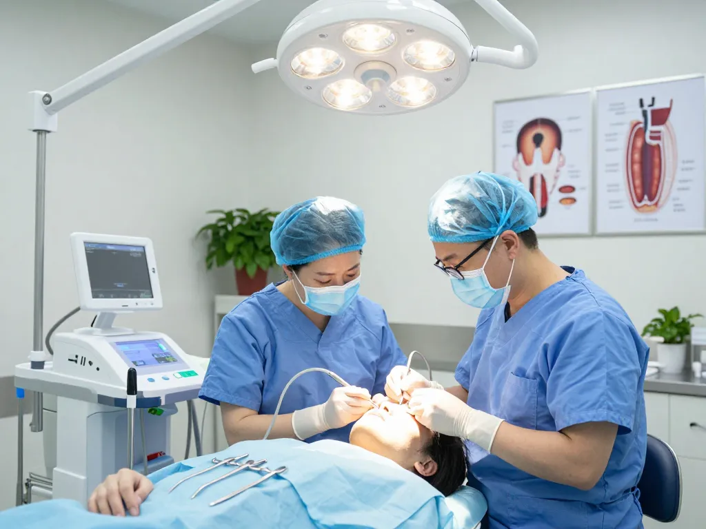 Haartransplantationsverfahren in einer modernen Klinik, das Fachwissen in Haartransplantation Türkei demonstriert.