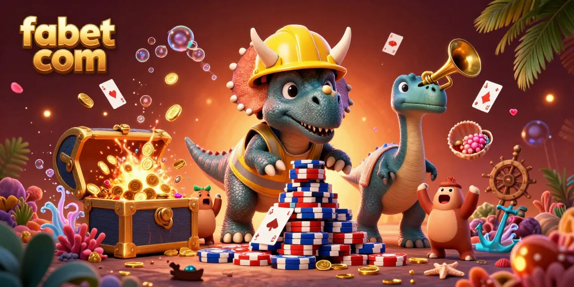 Engage in thrilling gameplay at fabet com surrounded by adorable characters celebrating winning moments.
