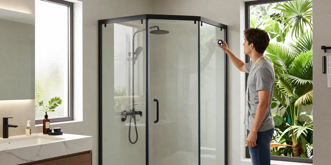 Stijlvolle douchecabine 90x90 in een moderne badkameromgeving met elegante kenmerken.