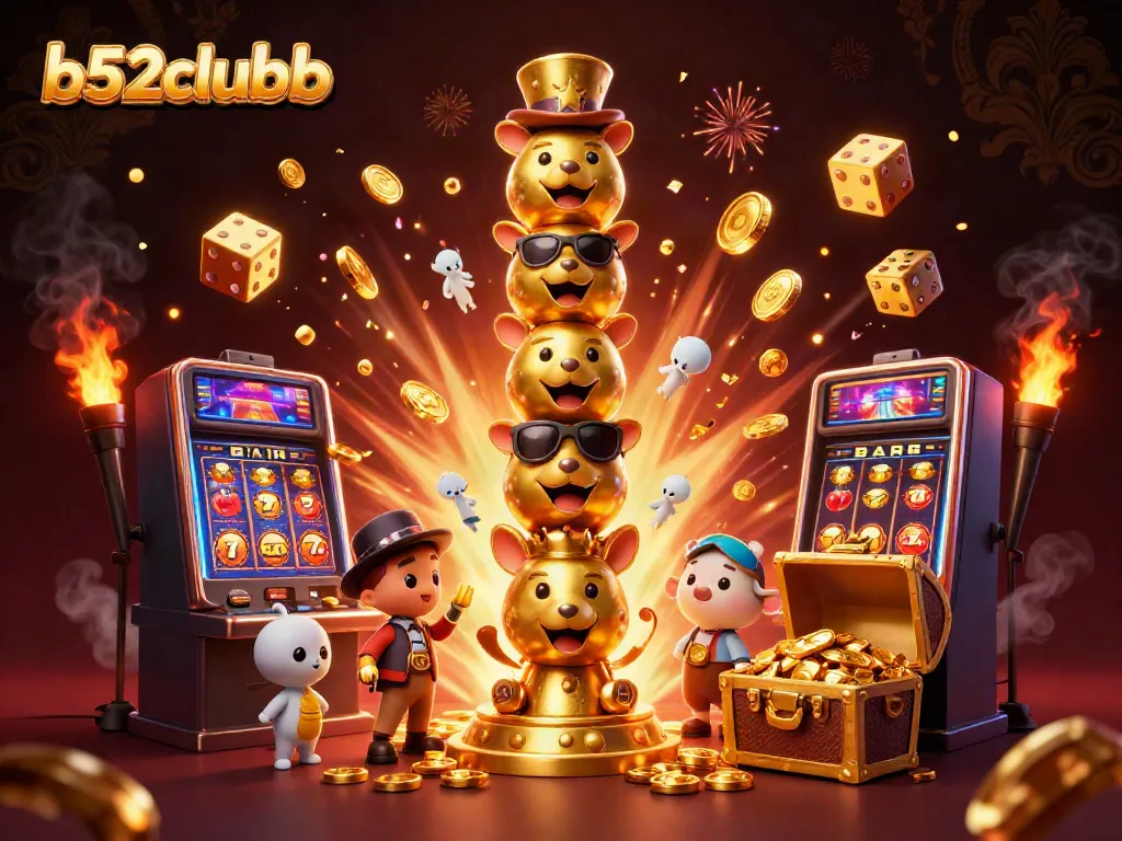Experience thrilling jackpots at b52clubb with animated casino characters and bonus features.